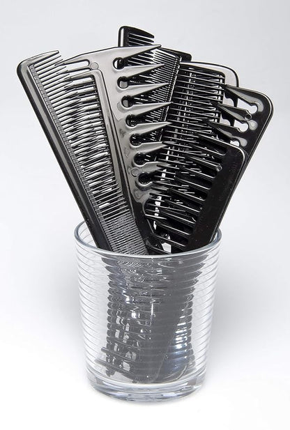 Diane D7901 Assorted Comb Kit - 10 PC Set (Black)