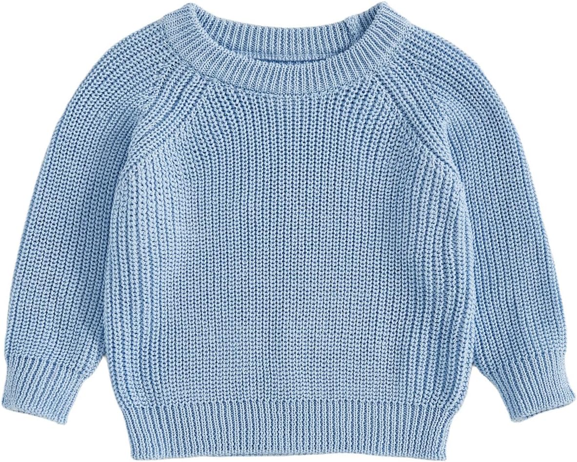 Thorn Tree Baby Knit Sweater Crewneck Long Sleeve Pullover Sweatshirt Infant Girl Boy Fall Winter Clothes