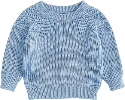 Thorn Tree Baby Knit Sweater Crewneck Long Sleeve Pullover Sweatshirt Infant Girl Boy Fall Winter Clothes