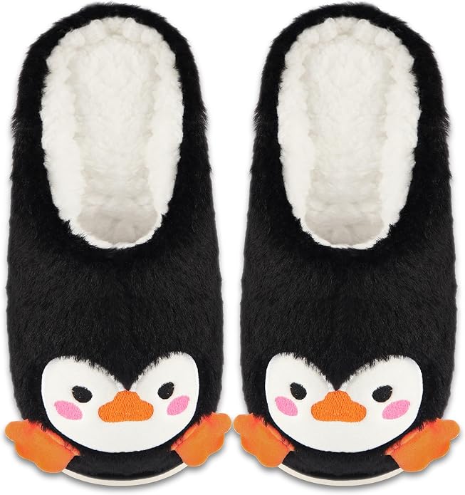 Animal Slippers Women Sloth Horse Owl Penguin Elephant Gifts for Women
