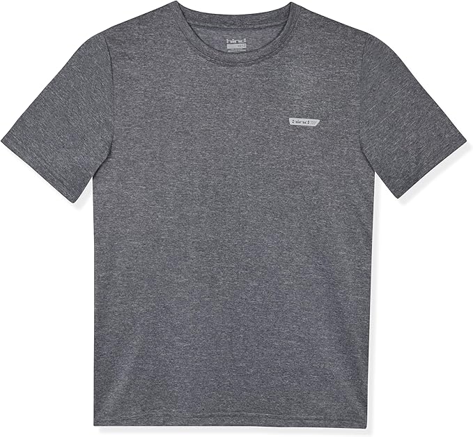 Hind Boys T-Shirt 4-Pack Quick-Dry Long and Short Sleeve Athletic Tops for Boys Clothing