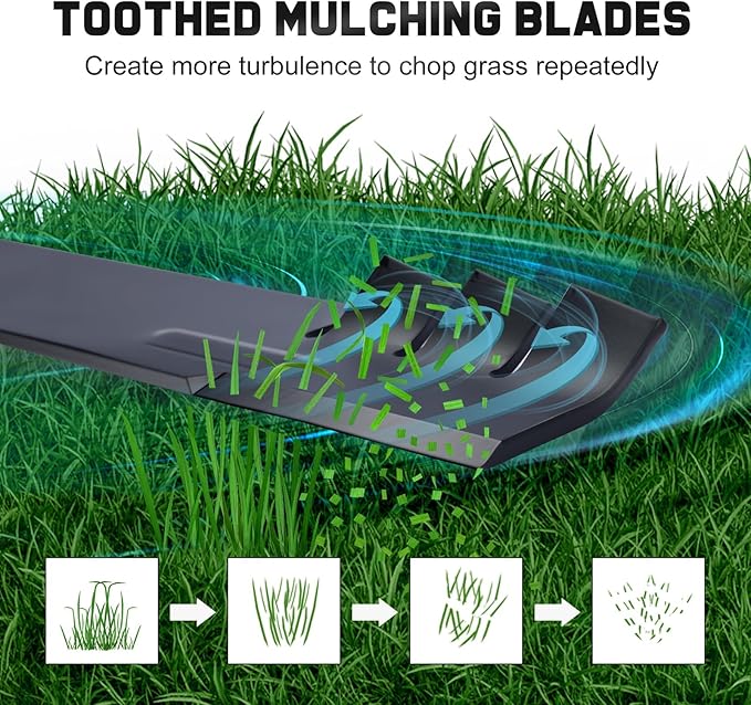 42 Inch Mower Mulching Blades for 134149 138971 Craftsman LT2000 LT1000 Poulan Pro Husqvarna 42" Deck Riding Lawn Mower Replace 532138971 532134149 138498 5-Point Star (2 Pack)