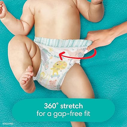 Pampers Diapers - Cruisers 360 - Size 4, 144 Count, Babyproof up to 100 Leakproof Pull-On Diaper