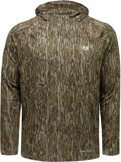 Mossy Oak Men's Camo Hoodie Lightweight Hunting Shirts