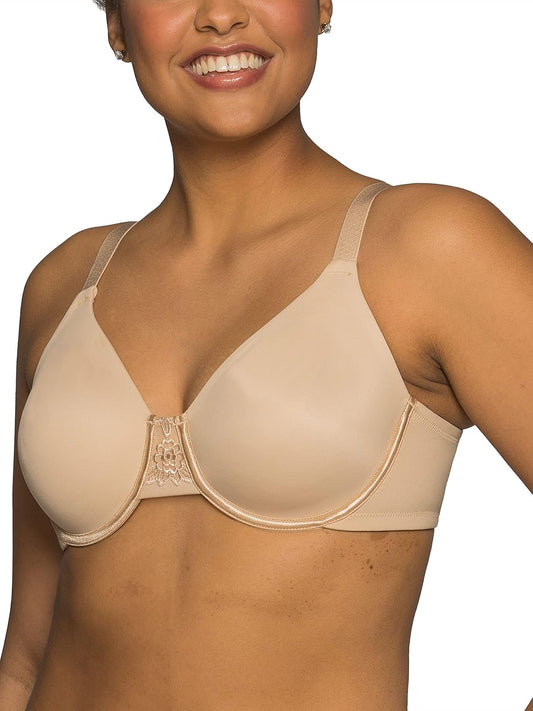 Vanity Fair Women's Beauty Back Smoothing Minimizer Bra, Minimizes Bust Line up to 1.5", Non Padded Cups up to H (40DDD)
