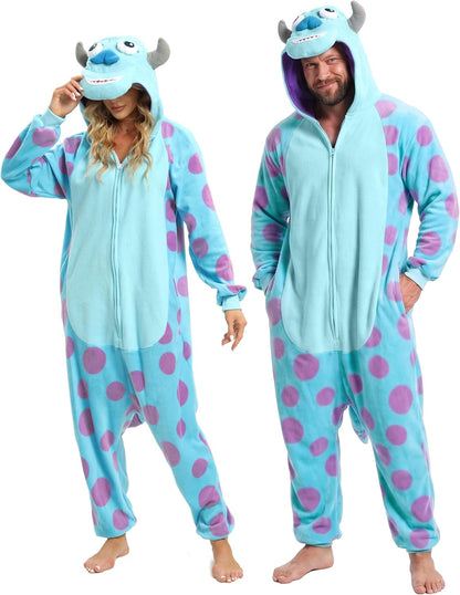 LABULA Unisex Adult Onesie Animal Pajamas Halloween Cosplay Sleepwear
