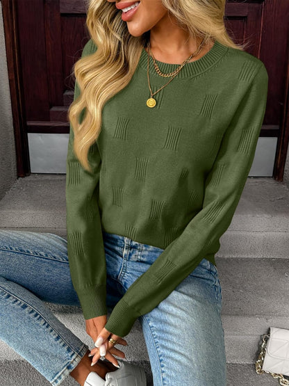 Womens Sweaters Fall Fashion 2026 Lightweight Long Sleeve Knit Pullover Casual Trendy Tops Winter Clothes