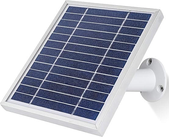 iTODOS Solar Panel Compatible with Arlo Pro and Arlo Pro 2, 11.8Ft Outdoor Power Charging Cable and Adjustable Mount,Not for Arlo HD,Arlo Ultra and Arlo Pro3Pro4-Silver