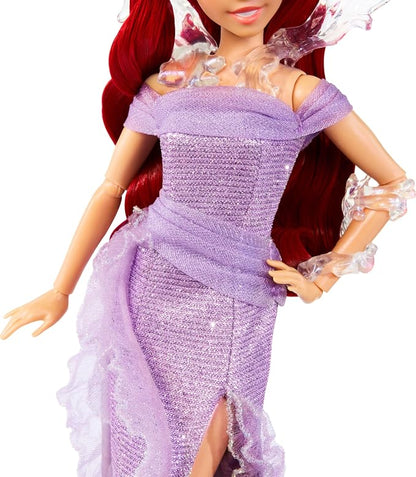 Mattel Disney Collector Ariel The Little Mermaid Doll with Display Stand, Inspired by Disney Movie 35th Anniversary( open box )