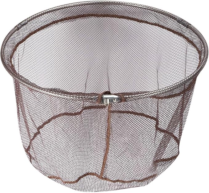 Outdoor Folding Landing Net Head, Net like Hanging Glue Fishing Landing Net Head Quick Dry Fishing Net Head for Wild Sea Fishing for Fishing Enthusiasts