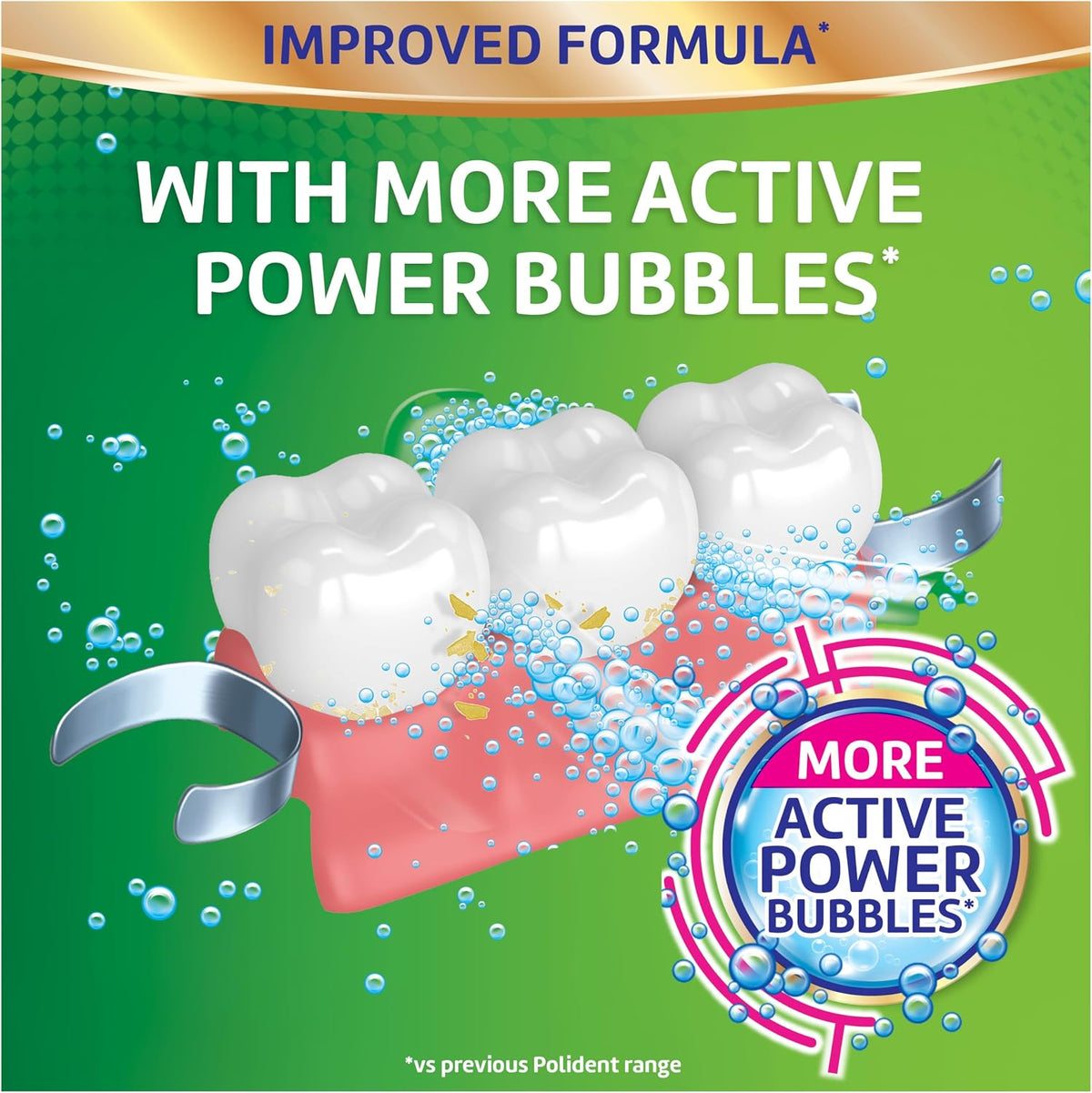Polident Overnight Whitening Dental Appliance Cleanser Tablets
