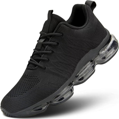 Men's Air Cushion Running Shoes Breathable Tennis Fashion Sneakers Non Slip Workout Casual Sport Shoes Gym Training Comfortable Walking Shoes