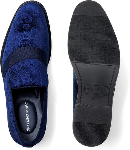Men's Patent Leather Slip-On Tuxedo Loafers
