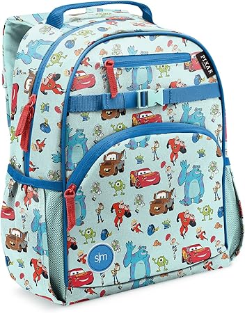Simple Modern Medium Disney Pixar Toddler Backpack for School Girls and Boys  Kindergarten Elementary Kids Backpack  Fletcher Collection  Kids - 15" tall  Pixar Pals