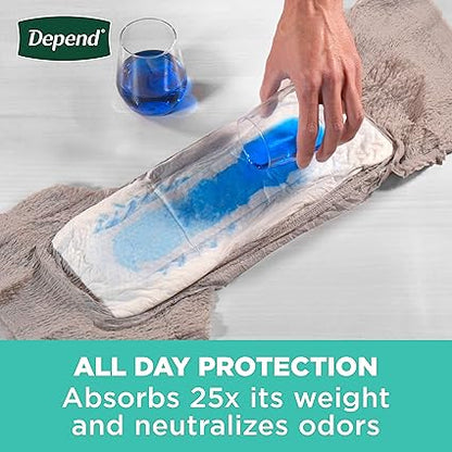 Depend Fresh Protection Adult Incontinence Underwear for Men, Disposable, Maximum, SmallMedium, Grey, 32 Count, Packaging May Vary