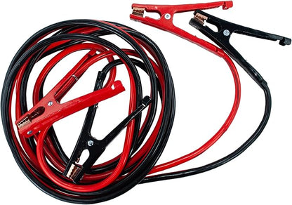 Heavy Duty Jumper Cables VP Racing - 16 ft. 6 Gauge for Car Battery Automotive Booster Cables With Vice Clamps for Jump Starting Dead or Weak Batteries with Carrying Bag Included - Cars, Trucks, SUVs