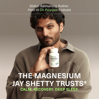 BIOptimizers Magnesium Breakthrough Supplement with 500mg - 7 Forms of Magnesium: Glycinate, Malate, Citrate, and More - Natural Support for Sleep and Cognitive Function -30 Capsules- Calming Vitamins ( No Original Box )