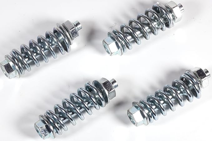 BEONEO-675-221 M10x1.25X75CM Antirust Exhaust Manifold Bolt Nut and Spring Repair Kit 4set for Replacement Bolt and Spring Hardware Kit 36454; 4978; 4979;206068H30A;90501A0006; 90501A0031.