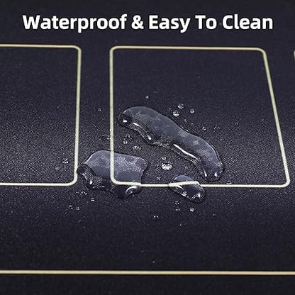 GUTSHOT Foldable Casino Quality Poker Mat  Water Resistant Poker Table Cloth, Soft Multi-Spandex  Waterproof, Noise-Free Gameplay  Includes Carrying Bag and 2 Gift Poker Card Packs