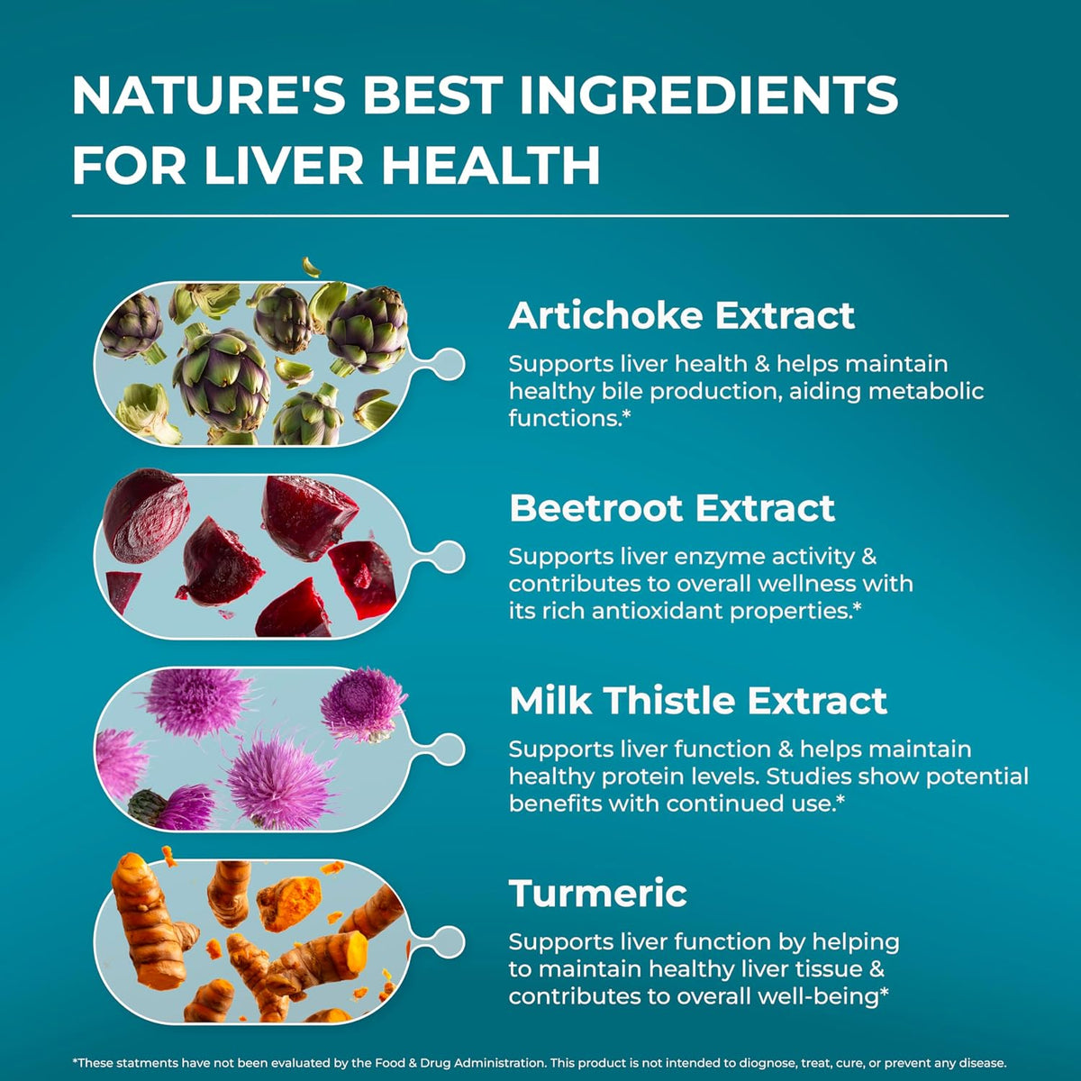 This liver support supplement contains 11 natural ingredients like Artichoke, Milk Thistle, and Turmeric to help cleanse and renew your liver. Check