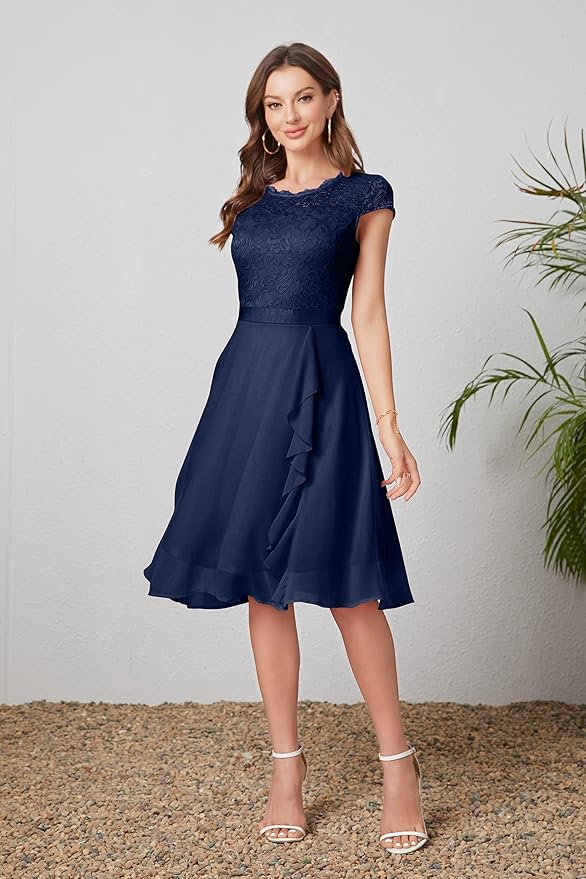 Women's Cocktail Dresses for Women Evening Party, Tea Party Dress for Women 2024 Wedding Guest Dress Prom Semi Formal Dress