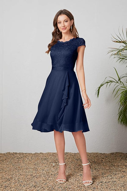 Women's Cocktail Dresses for Women Evening Party, Tea Party Dress for Women 2024 Wedding Guest Dress Prom Semi Formal Dress