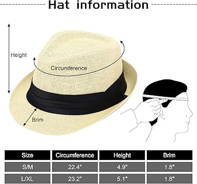 Simplicity Fedora for Men Women Unisex Men's Women's Classic Manhattan Structured Gangster Trilby Fedora Hat