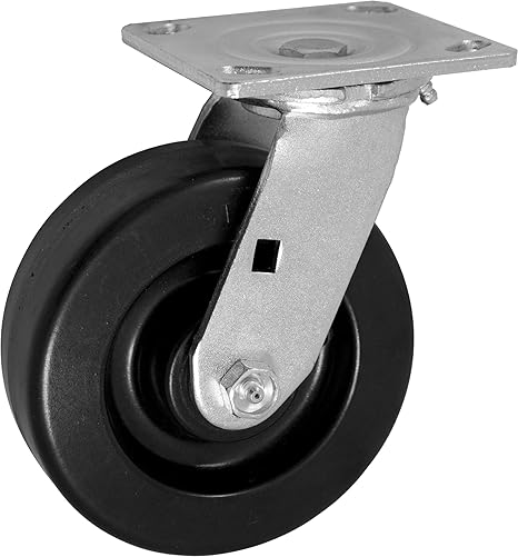 CasterHQ- 6" X 2" INCH Swivel Caster - PHENOLIC Wheel - 1,250 LBS Capacity