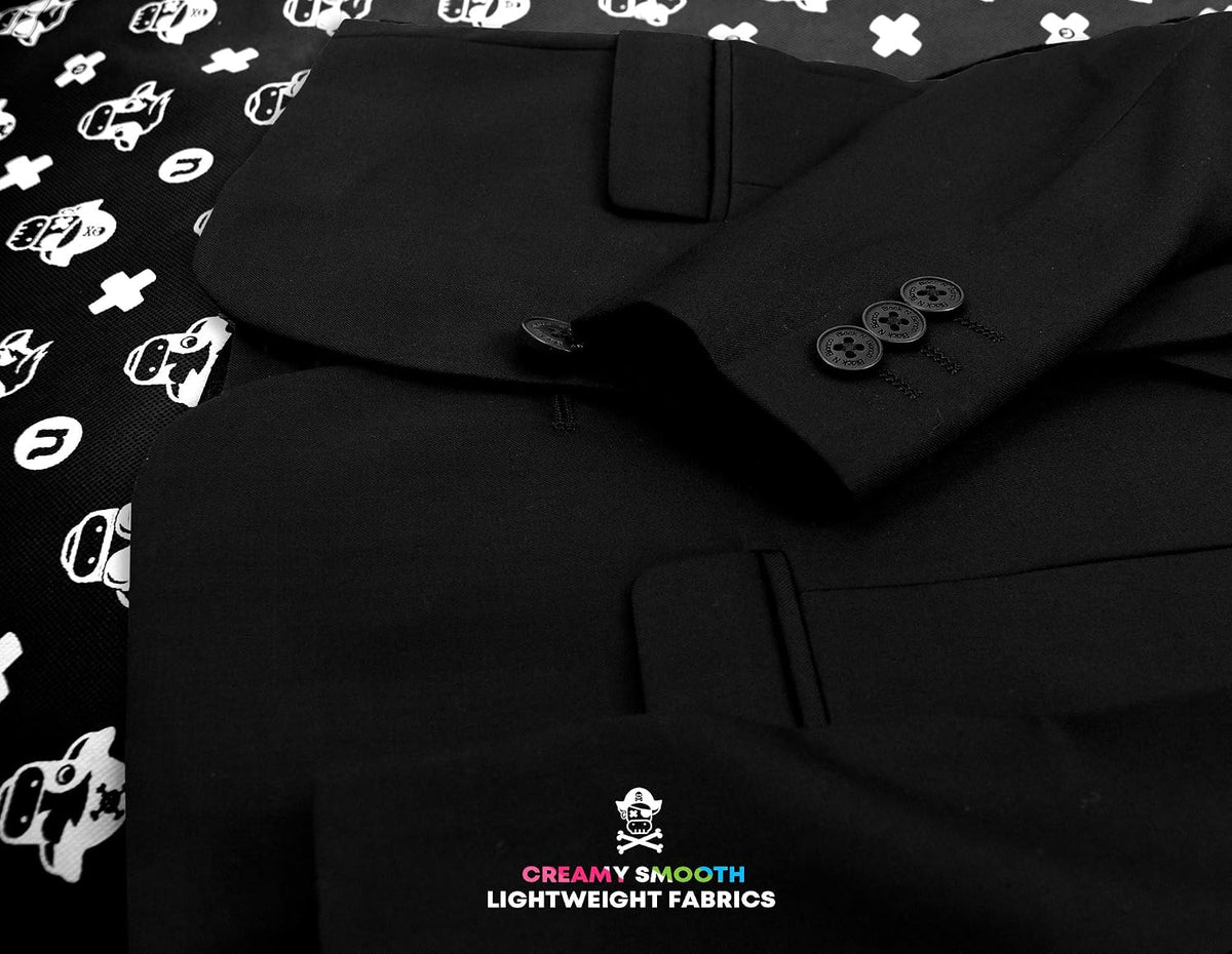 Black n Bianco Boys' First Class Slim Fit Suits Lightweight Style. Presented by Baby Muffin