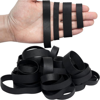 HAIDIBAO-Rubber Bands Assorted Sizes Black Mixed wide Elastic Bands for for Survival Office Supply size82,size94,size84,size105 Tactical Rubber Bands
