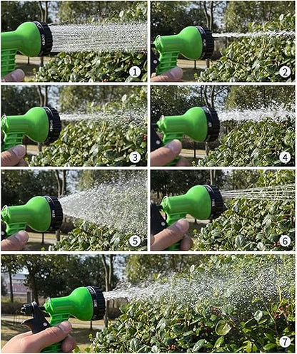 Hose Spray Guns Highly Pressure Hose Nozzles Attachments Hose Pipe Adapters 7 Pattern For Car Washing Garden Water Hose Spray Guns