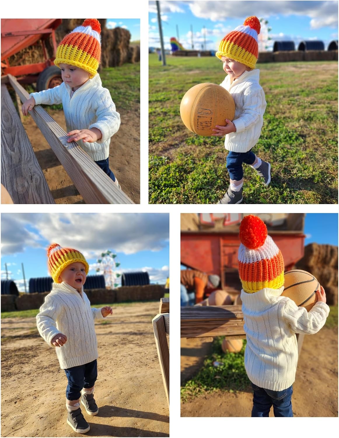 Boy's Cable Knitted Sweater Half Zip Lightweight Casual Pullovers for Kids 3-12 Years