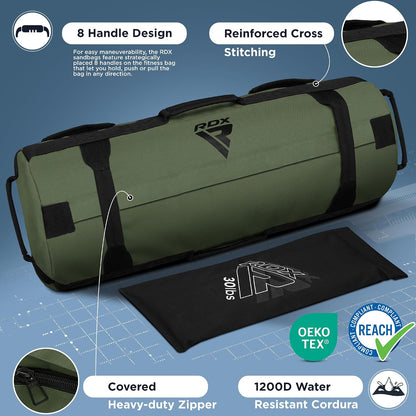 RDX Unfilled Fitness Sandbag with Handles