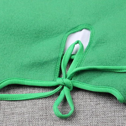 Cute Christmas Tree Costume for Kids,Green Pompom Xmas Tree Dress with Hat,Toddler Girl Christmas Cosplay Dress Up