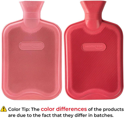 Premium Classic Rubber Hot Water Bottle (Red)