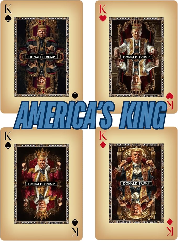 ASVP Shop Trump Playing Cards - Family  Allies - Premium Collectors Deck Featuring Donald Trump, Melania, Ivanka, Elon Musk, J.D. Vance  The Jokers Biden  Kamala Harris - Perfect for Poker Nights