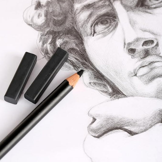 PRO ART - 3078 Pencil Set Sketch  Draw, 9.38" x 9.38" x 0.25", Graphite  Charcoal