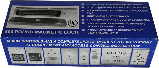 Alarm Controls 600S Magnetic Door Lock