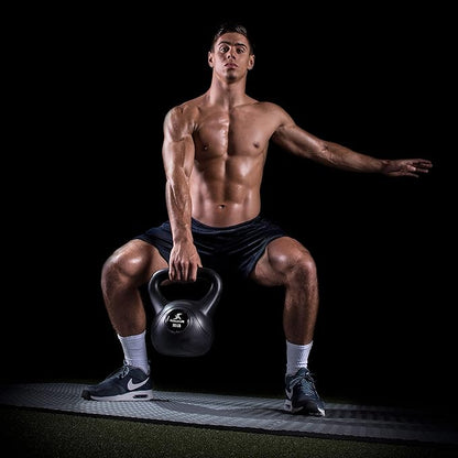 ProsourceFit Vinyl Plastic Kettlebell 15 lbs