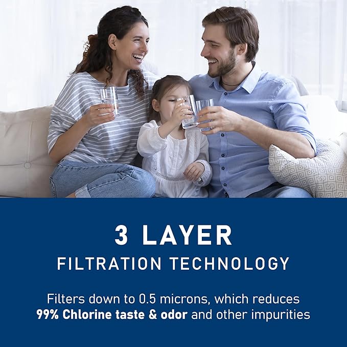 KAD4RXD1 Water Filter, Compatible With KitchenAid - KAD4RXD1, KitchenAid® KFCS22EVMS8, KRFC300ESS, KRFC300ESS01, KRFC302ESS00 Refrigerator Models (1 Pack)