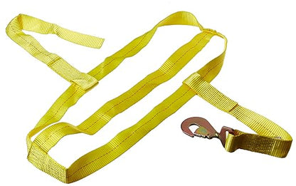 SMARTSTRAPS 850 Yellow 10,000 lbs Capacity Tire Bonnet Tie Down Strap