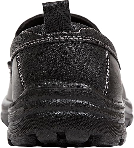 Men’s Everest Memory Foam Dress Comfort Casual Slip-On Black Loafer