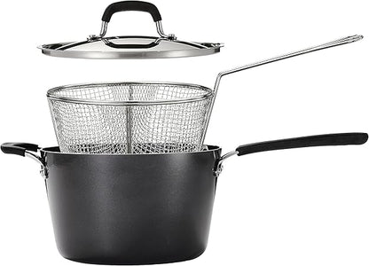 Tramontina Deeper Fryer wHelper Handle Nonstick 5.5 Qt, 80106003DS