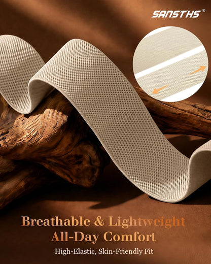 SANSTHS Vintage Stretchy Belt for Women, Womens Wide Elastic Belts for Dresses Coats, Fashion Womens Belts with Gold Buckle