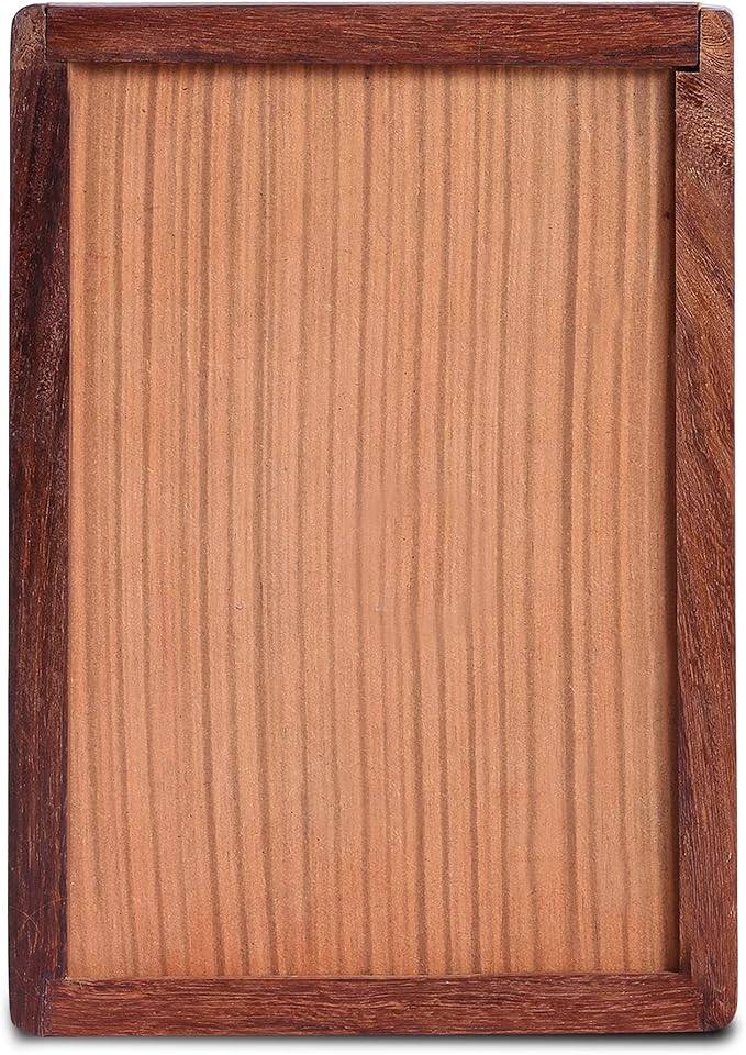 Wooden Keepsake Urn Box for Human Ashes, Cremation Memorial Urn Box, Handcarved Decorative Urn, Wooden Box Urn for Pets, Cat, Infant, Adult Memorial Urns, Burial Urns for Ashes- Small