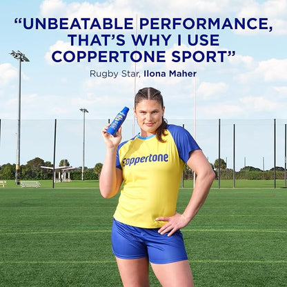 Coppertone Sport Sunscreen Spray SPF 30, Water Resistant Spray Sunscreen for Body, 5.5 Oz (Packaging May Vary)