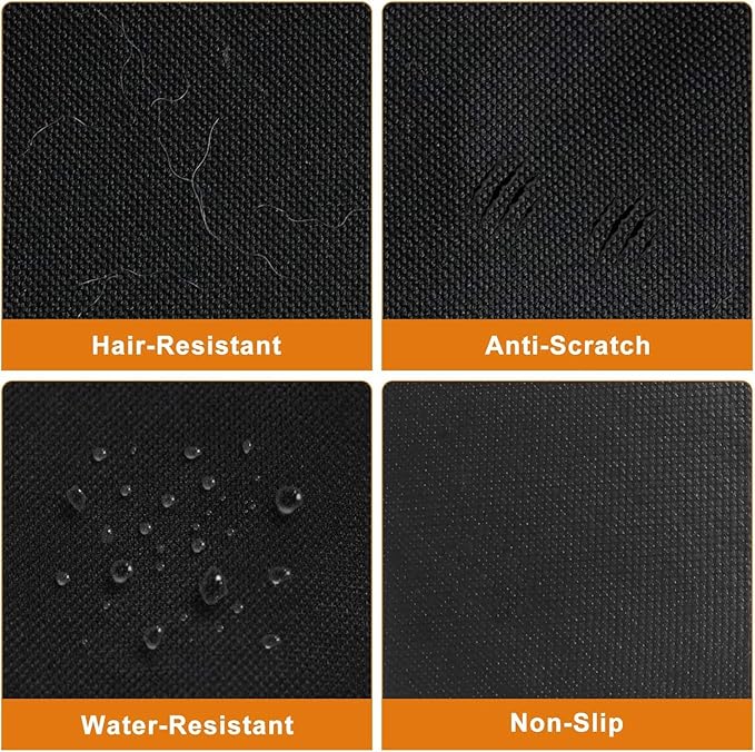 Alfheim Cargo Liner for Dogs, Nonslip Waterproof Pet Boot Liner with Bumper Flap Protector, Durable Washable Cargo Cover Mat Travel, Universal for Medium Small Car Truck SUV