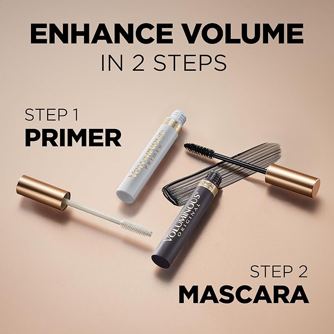 LOreal Paris Makeup Voluminous Original Volume Building Mascara, Carbon Black, 0.26 Fl Oz