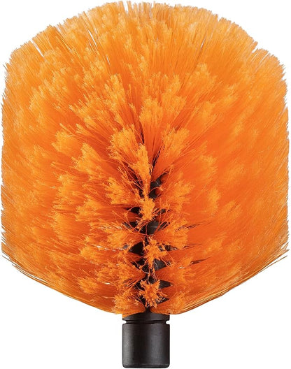 Cobweb Duster Head Brush - Spider Web Brush for Outdoor & Indoor Web Cleaning - Twist-On Corner Duster Fits Standard Acme Threaded Extension Poles - Best Cobweb Brush Head (Pole Sold Separately)