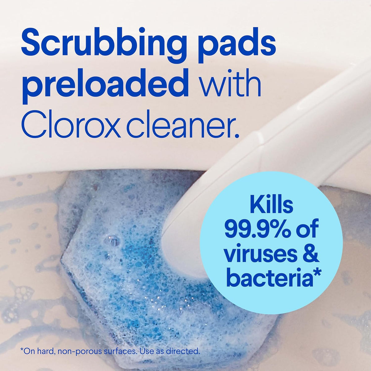 Clorox ToiletWand Toilet Cleaner Refills, Toilet brush, Original, 12 Count